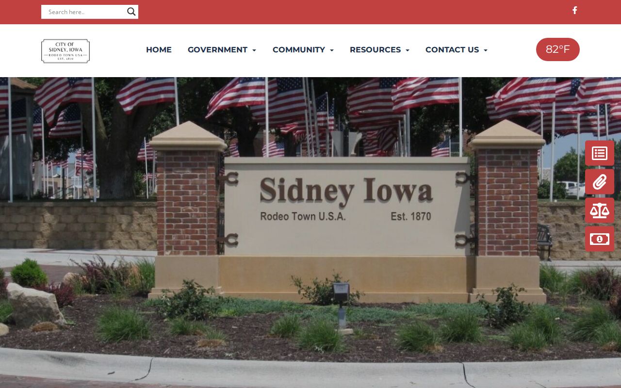 Sidney warrant search official city government