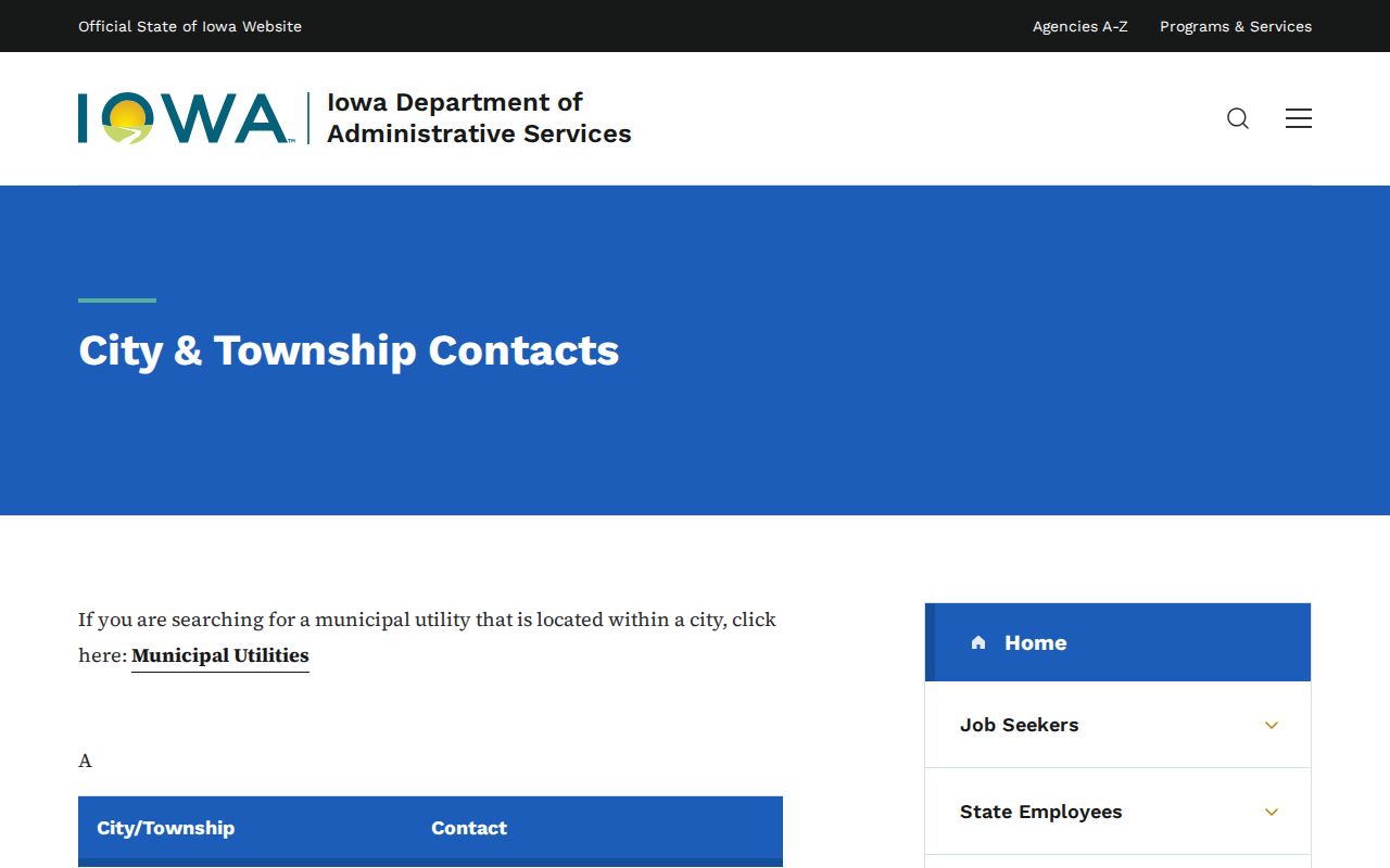 Iowa state city and township contact directory for Fremont County cities